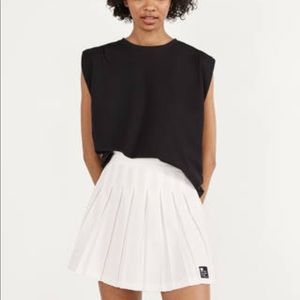 Bershka pleated mini skirt